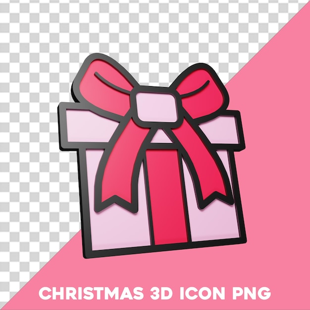 Icône 3d De Noël Png Avec Fond Transparent