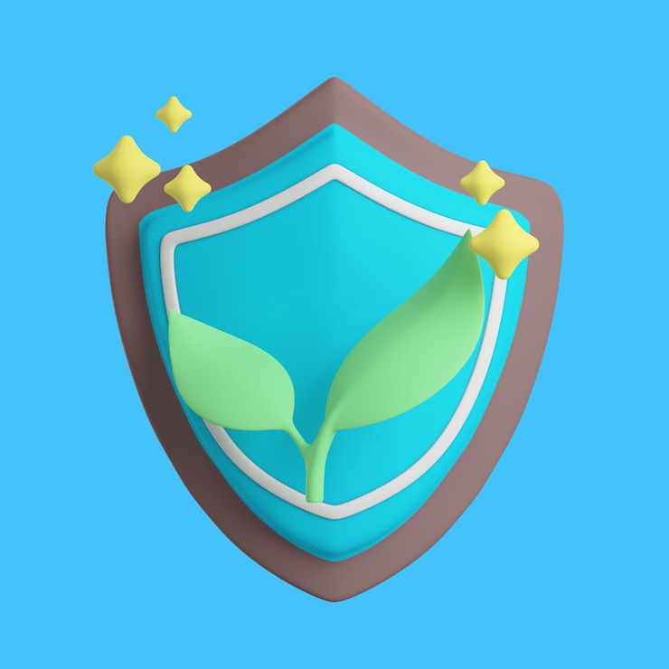PSD ícone 3d para ecologia ambiental