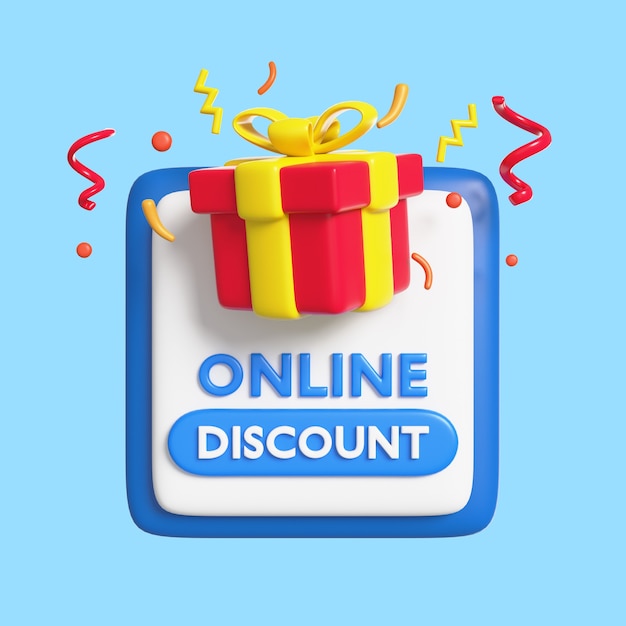 ícone 3d para super vendas