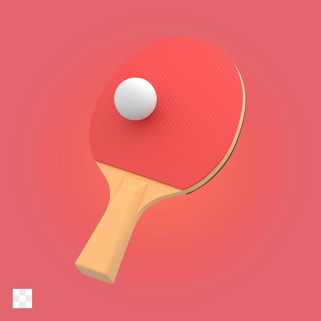 Icône 3d De Ping-pong