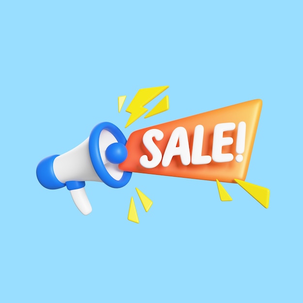 icône 3d pour les super ventes