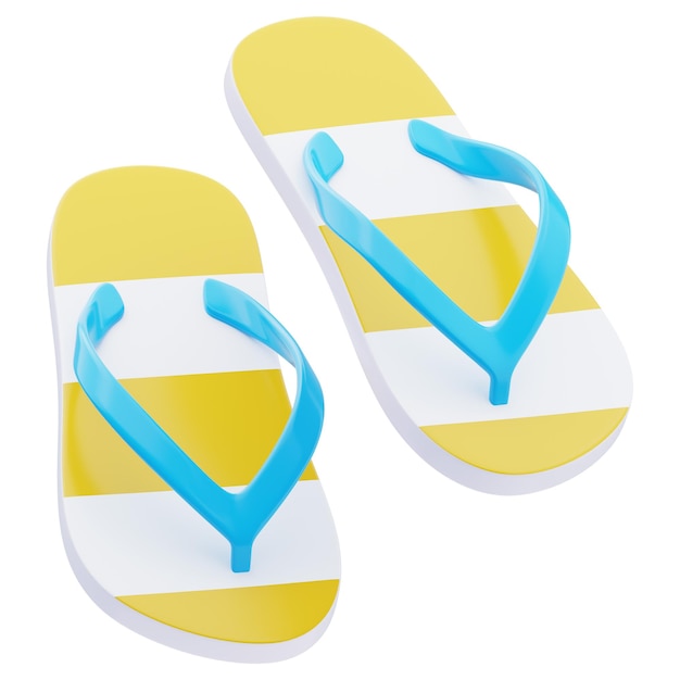 Icône 3D pour les tongs