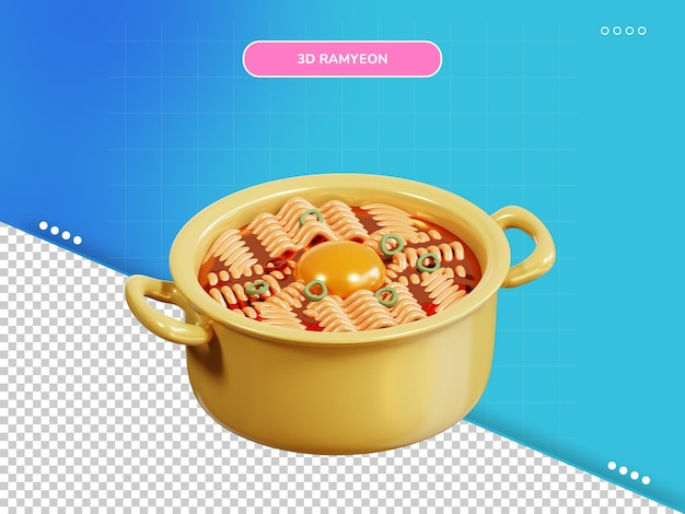 Icône 3d Ramyeon