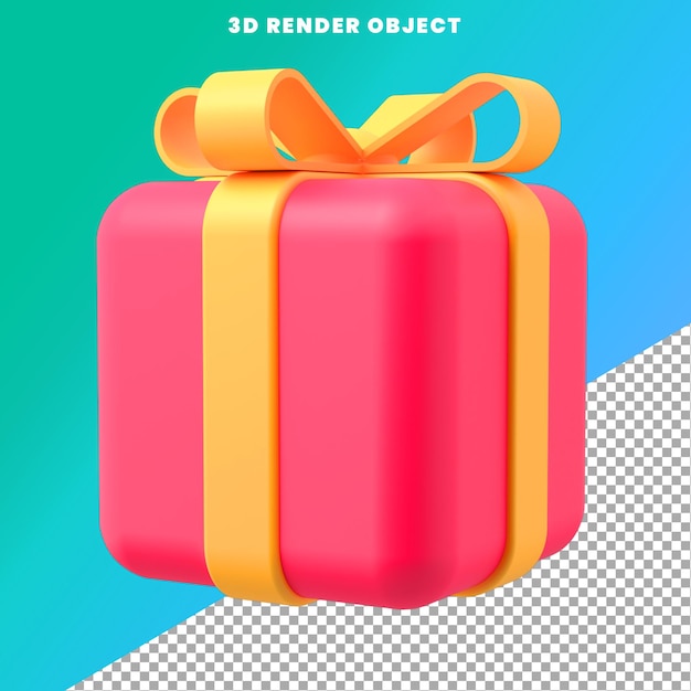 Ícone 3d renderização Premium Psd