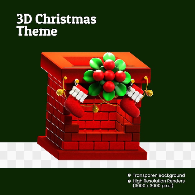 Icône 3d Spéciale Le Jour De Noël