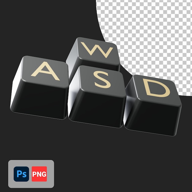 Icône 3d de la vue de dessous du clavier