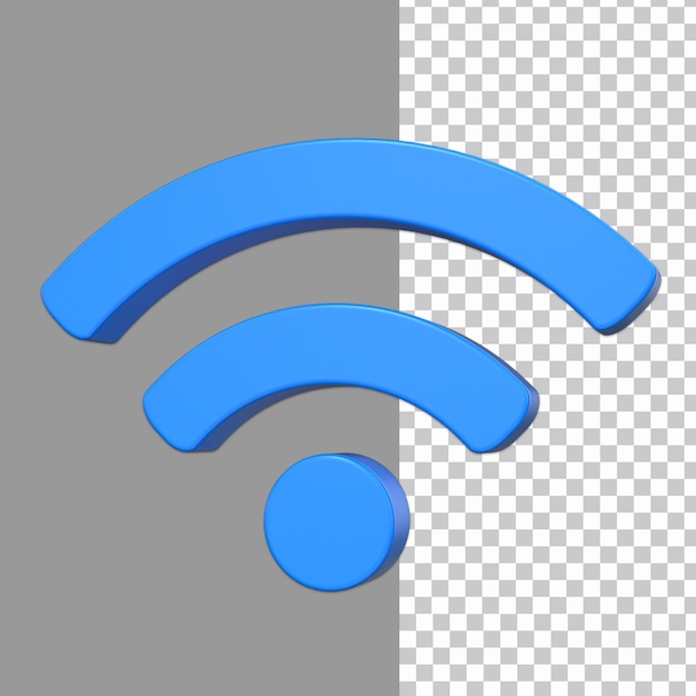 ícone 3d wi-fi