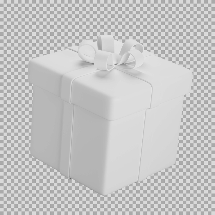 PSD icône d'argile dynamique en cadeau 3d