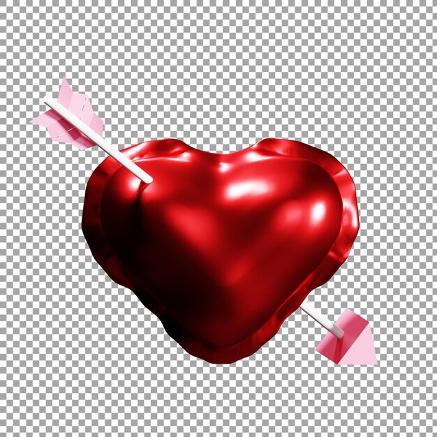 icône ballon saint valentin