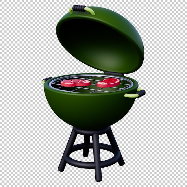 Icône De Barbecue En 3d