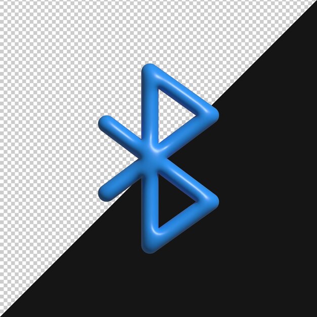 Icône Bluetooth dans le rendu 3D