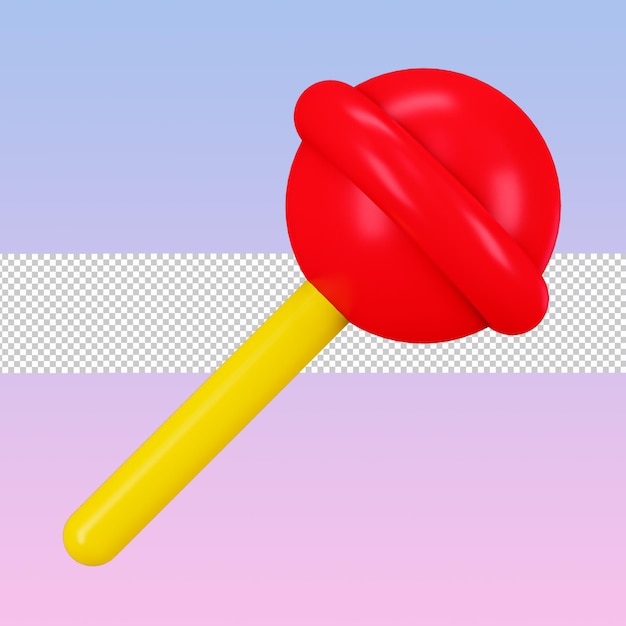 Icône De Bonbons Lolipop 3d