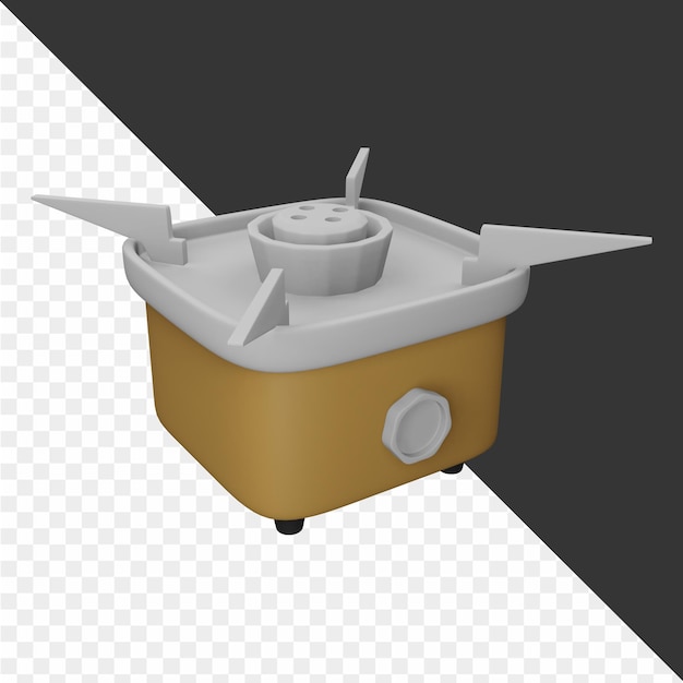 Icône de camping en 3D