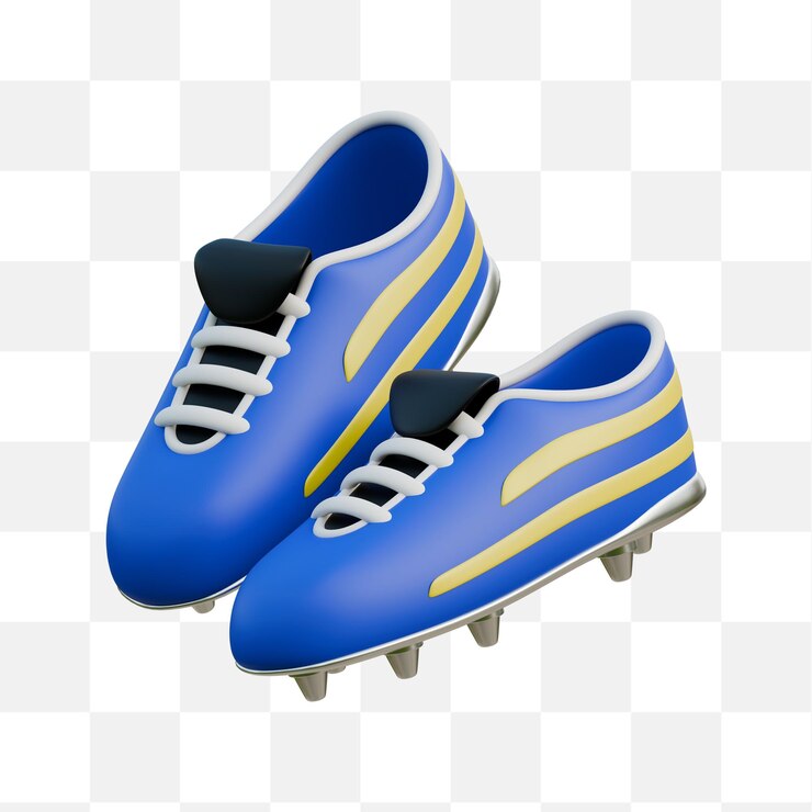 PSD icône de chaussure de football 3d