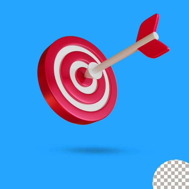 icône de cible 3d pour vos sites Web