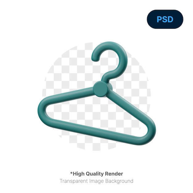 Icône De Cintre 3D Psd Premium