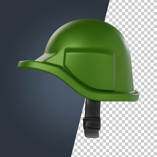 Icône de clipart de rendu 3D de l'armée militaire