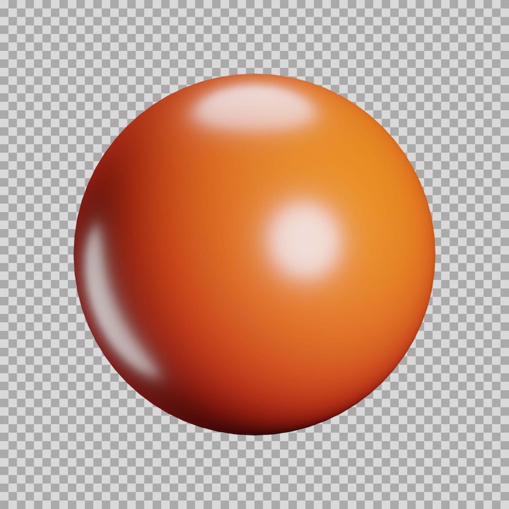 PSD icône de couleur dynamique de sphère 3d