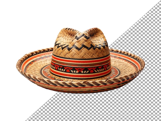 Icône Culturelle Chapeau Mexicain Avec Fond Transparent