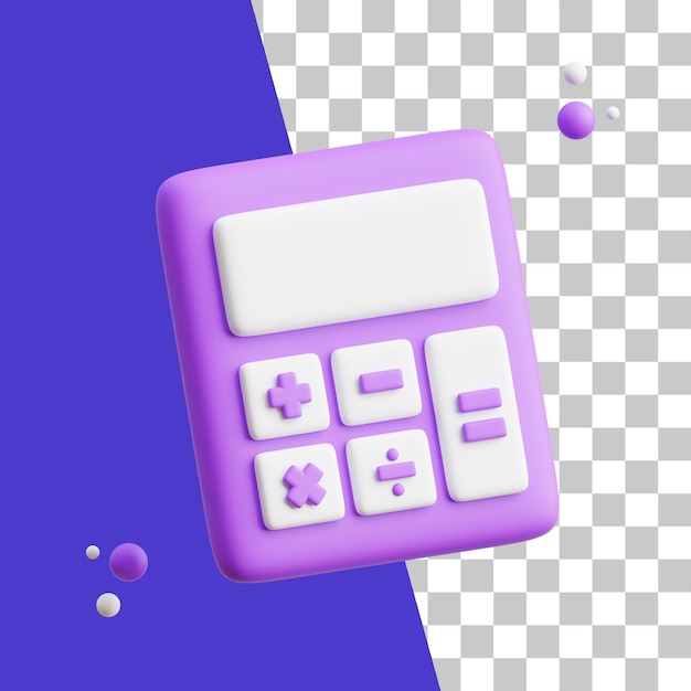 PSD Ícone da calculadora vetorial design art