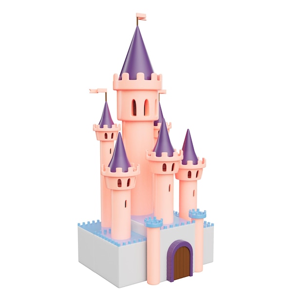 Icone da favola illustrazione 3D