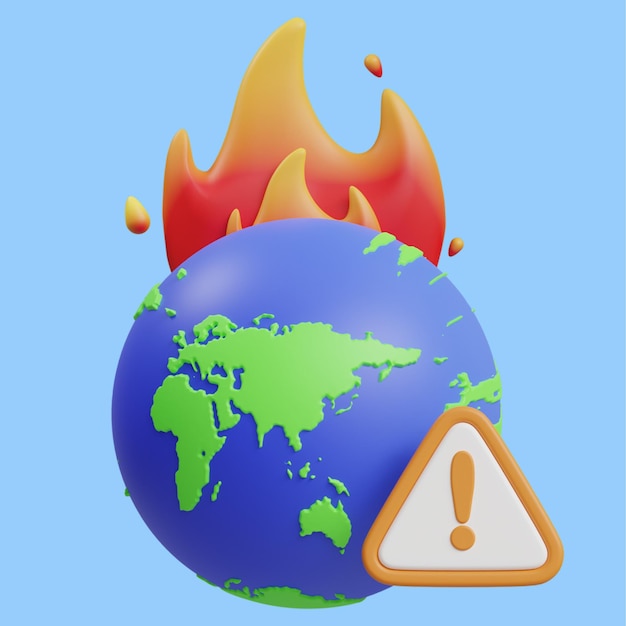 Ícone da Terra 3D