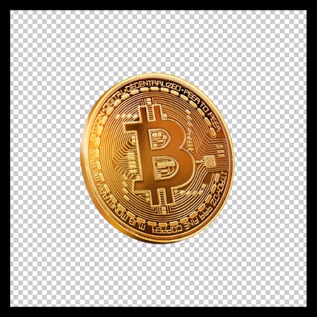 Ícone de bitcoin PSD