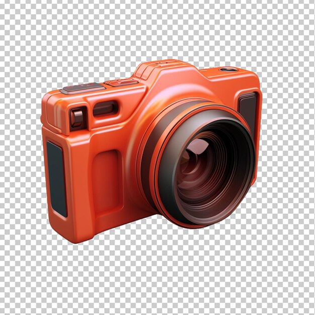 PSD Ícone de câmera digital isolado ilustração de renderização 3d png