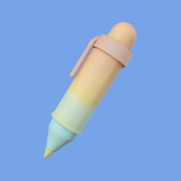 Ícone de caneta 3D