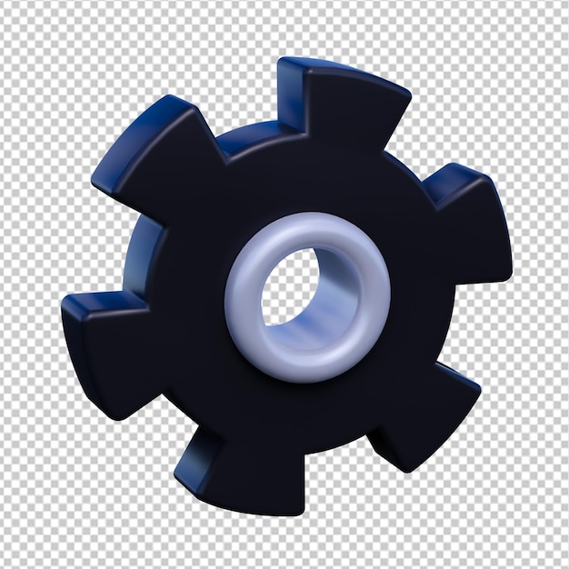 Ícone de configuração do jogo 3D