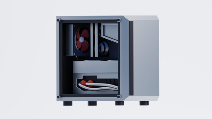 PSD ícone de cpu 3d