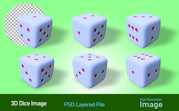 PSD Ícone de dados 3d