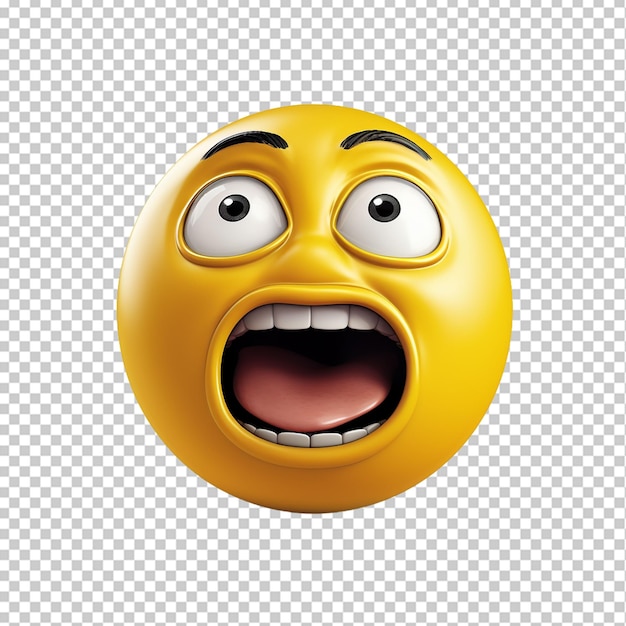 PSD Ícone de emoji 3d em png