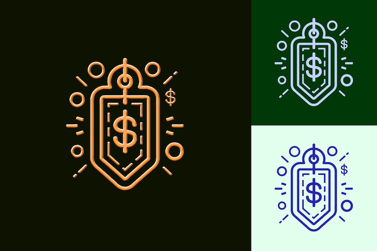PSD ícone de encomenda de mercado com uma etiqueta de preço ou esboço de encomenda e imme abstract minimalist icon designs