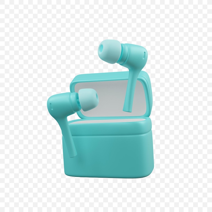 PSD ícone de fones de ouvido tws sem fio ilustração de renderização 3d isolada