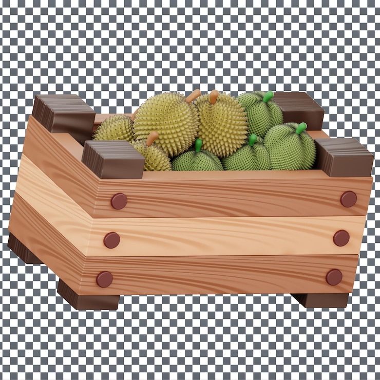 PSD ícone de frutas psd 3d em fundo isolado e transparente
