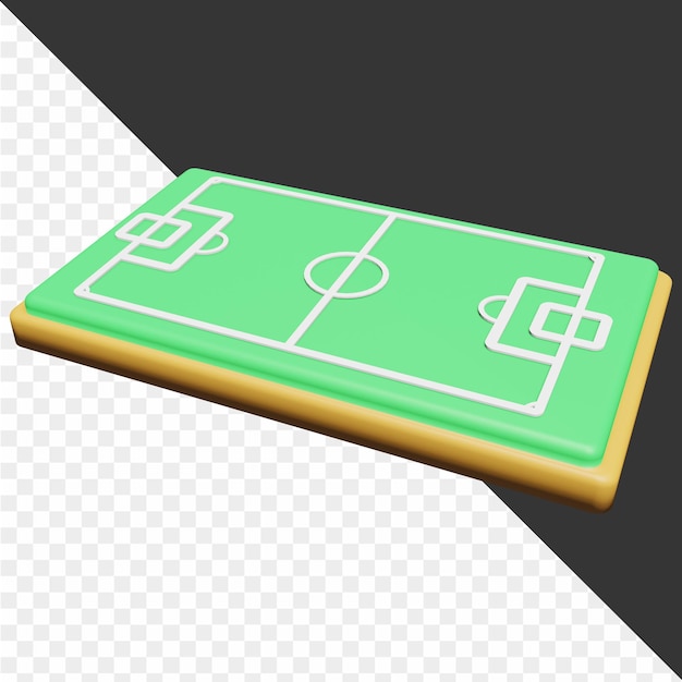 PSD Ícone de futebol 3d