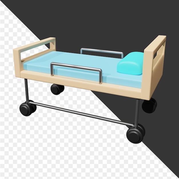 PSD Ícone de hospital 3d