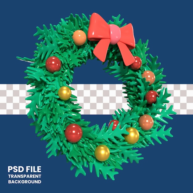 Ícone de ilustração 3d de wreath krans