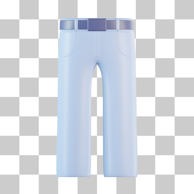 PSD Ícone de jeans 3d