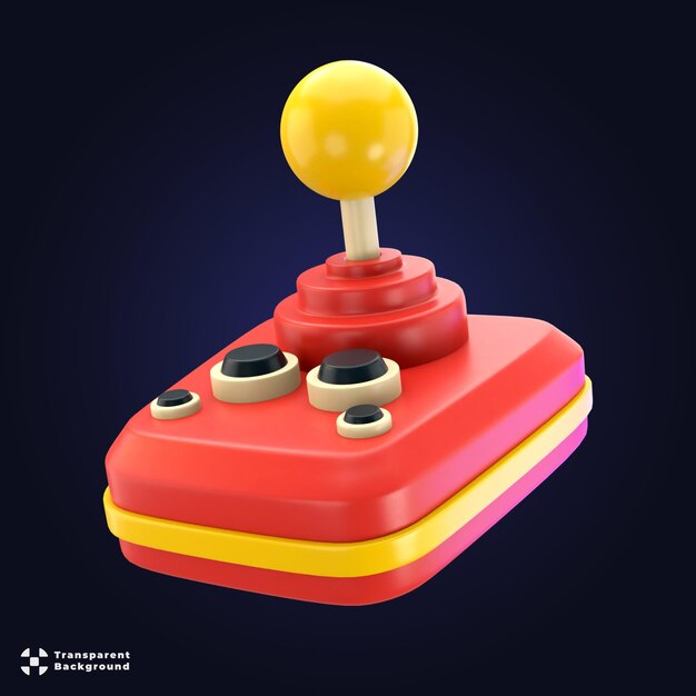 PSD Ícone de joystick 3d