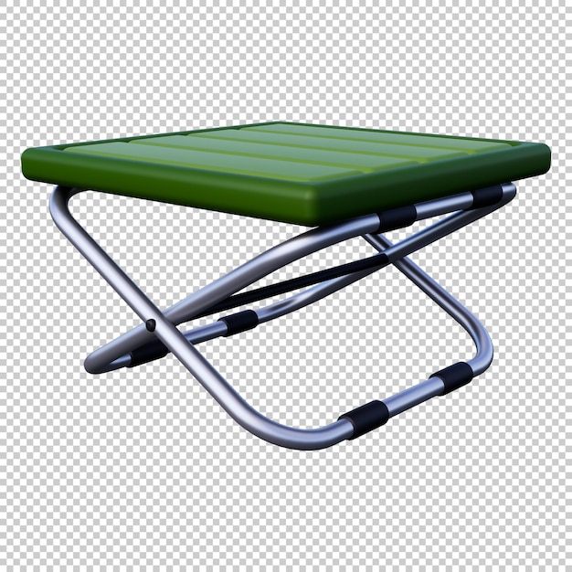 Ícone de mesa dobrável 3D