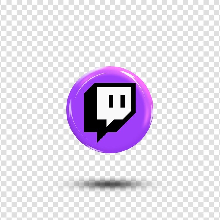 PSD ícone de mídia social do twitch