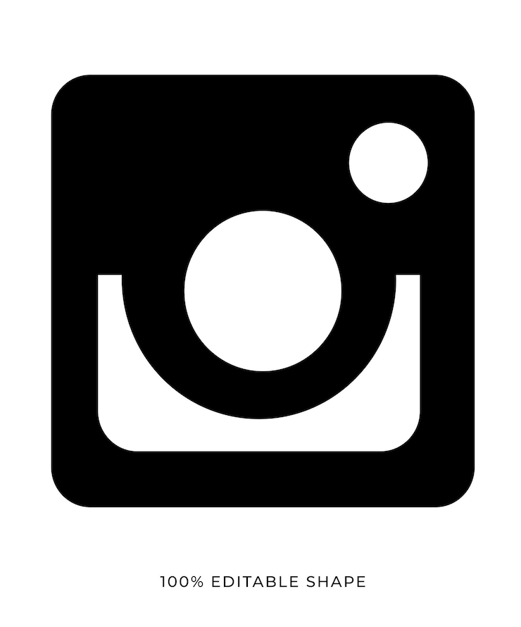 PSD ícone de mídia social psd instagram