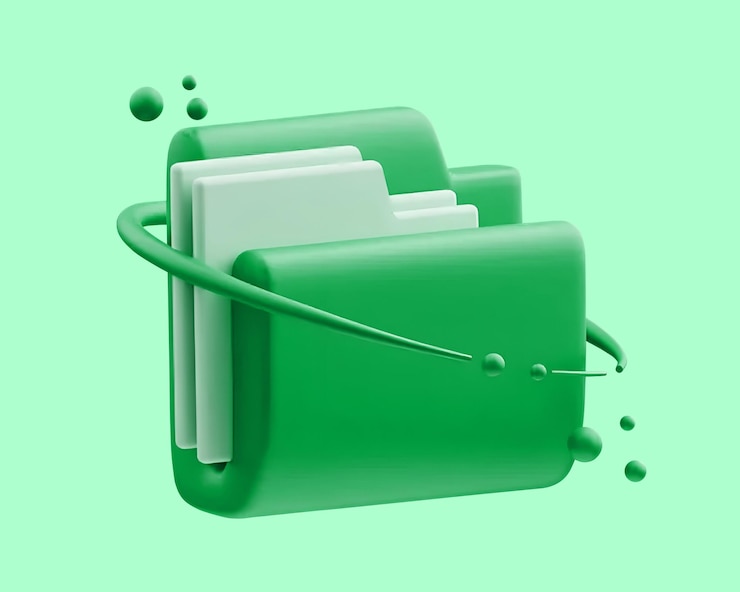 PSD ícone de pasta 3d
