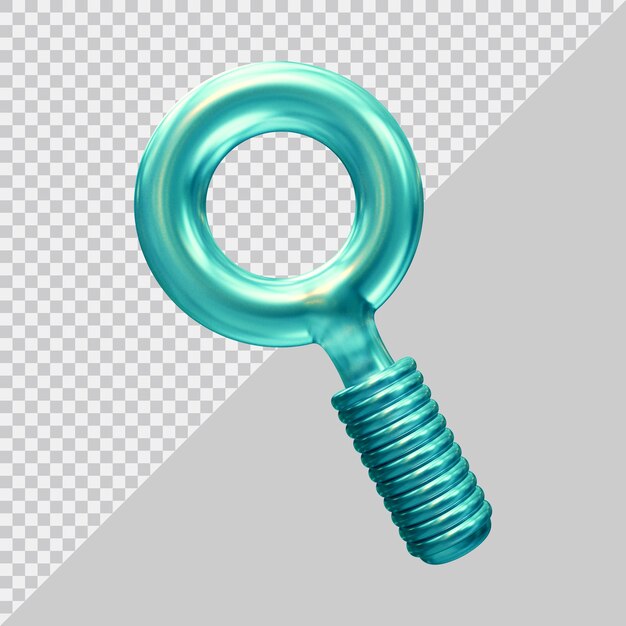 Ícone de pesquisa com estilo 3d moderno