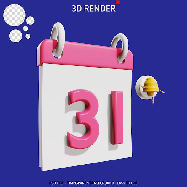 Ícone de renderização 3d salvo até a data 5