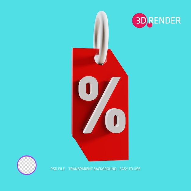 Ícone de renderização 3D VENDA 18