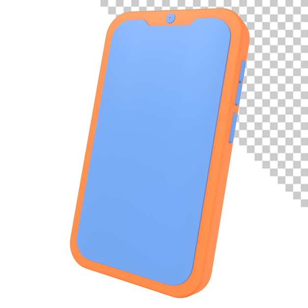 PSD Ícone de smartphone 3d