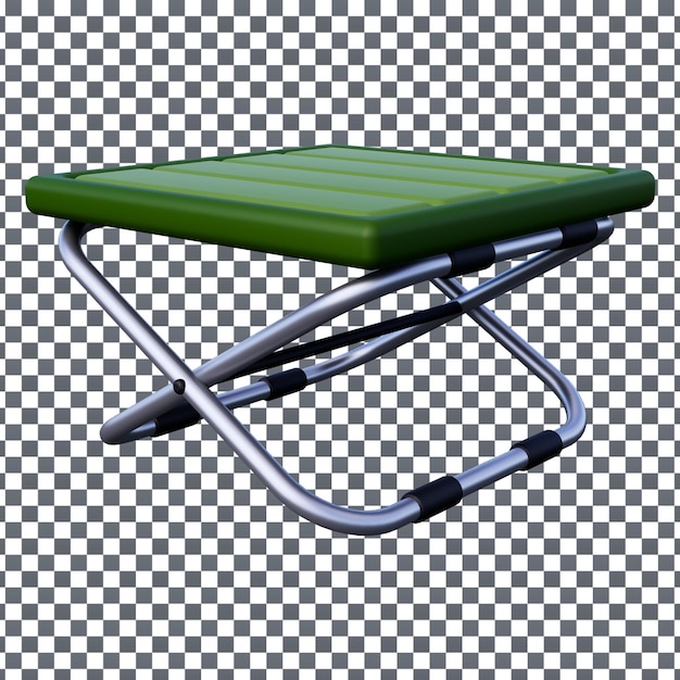 Ícone de tabela PSD 3D em fundo isolado e transparente